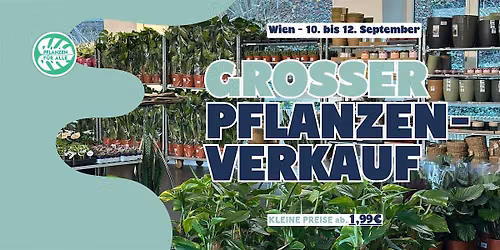 Gro\u00dfer Pflanzenverkauf - Wien