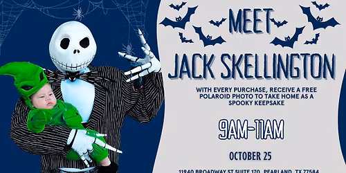 \ud83c\udf83 Meet Jack Skellington at Kolache Shoppe Pearland! \ud83d\udc7b