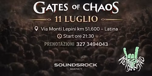 EMBRACE OF SOULS - GATES OF CHAOS @ART ON THE ROAD LATINA