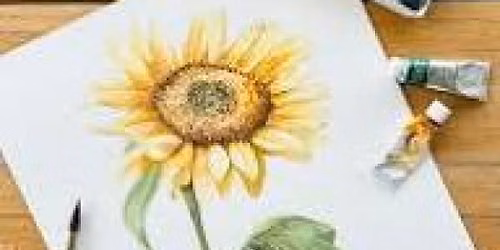 Sunflower Watercolour Workshop with Rhian Owen