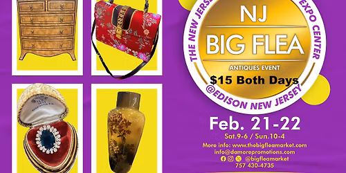 NJ Big Flea Antiques Event