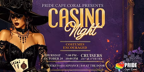 Casino Night: A Fundraiser for PRIDE Cape Coral