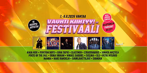Vauhti Kiihtyy! Vantaa -Festivaali 2026