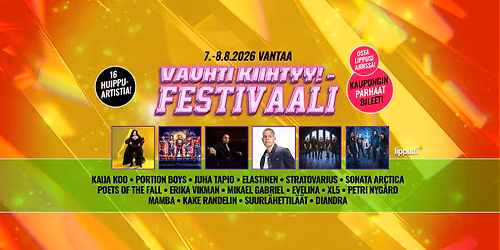 Vauhti Kiihtyy! Vantaa -Festivaali 2026