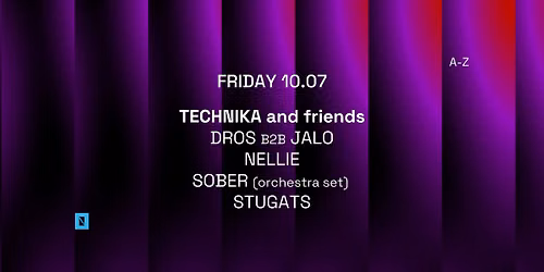 10.07 TOFFLER Presents TECHNIKA and friends