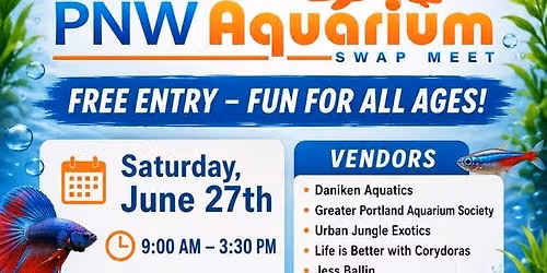 PNW Aquarium Swap Meet 
