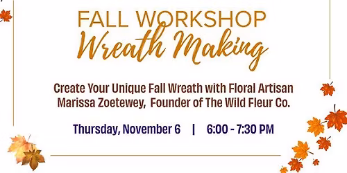 Joybound People & Pets presents: A Fall Wreath Making Workshop
