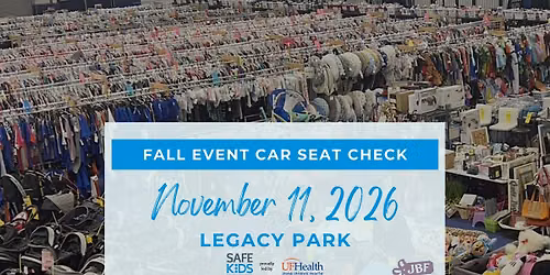 JBF Car Seat Check Up Event - November 11, 2026