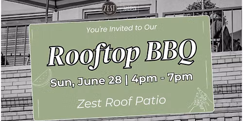 Rooftop BBQ at Zest