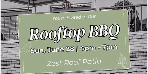 Rooftop BBQ at Zest