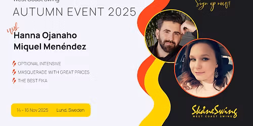 West Coast Swing Weekend with Hanna Ojanaho & Miquel Men\u00e9ndez