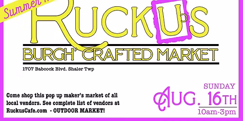 Burgh Crafted Summer Market