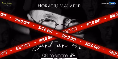 Brasov: Horatiu Malaele - Sunt un Orb
