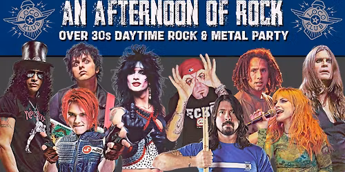 BRISTOL An Afternoon of Rock - Rock\/Metal for the over 30s: 3pm-7pm, 29th November