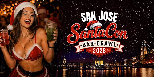 San Jose SantaCon Bar Crawl 2026