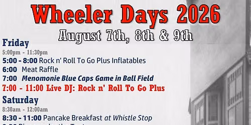 Wheeler Days