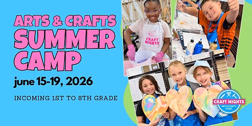 ARTS & CRAFTS KIDS SUMMER CAMP 2026