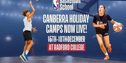 Dec 15th-18th Holiday Camp in Canberra at NBA Basketball School Australia
