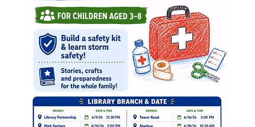 Storm Ready Story Time and Safety Kit Fun for Kids-Headquarters Library