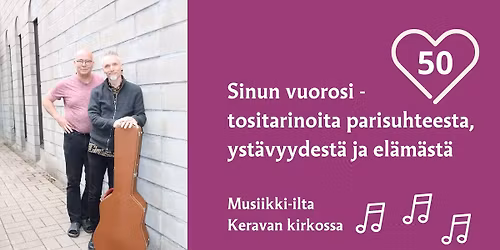 Sinun vuorosi -tositarinoita parisuhteesta, yst\u00e4vyydest\u00e4 ja el\u00e4m\u00e4st\u00e4