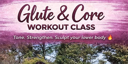 Glute & Core Workout Class With Jas