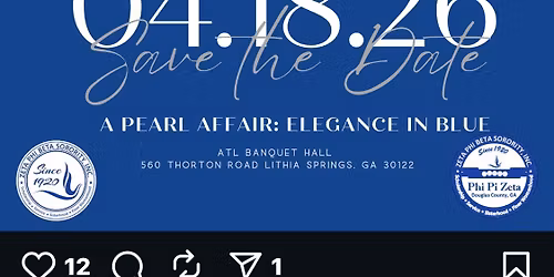 A PEARL : Elegance in Blue Gala