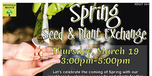 Spring Seed & Plant Exchange