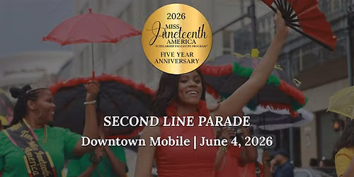 Miss Juneteenth America\u2122 2026 \u2014 5th Anniversary Second Line Parade