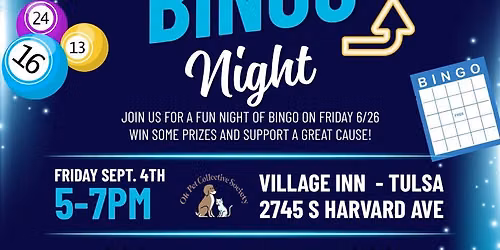 OPCS Bingo Fundraiser