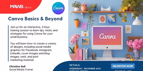 Canva Basics and Beyond \u2013 Nov 26th