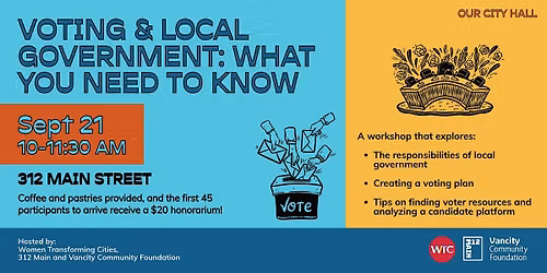 How to Create Change at City Hall: A Voter Mobilization Workshop
