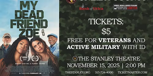 Film Screening: My Dead Friend Zoe