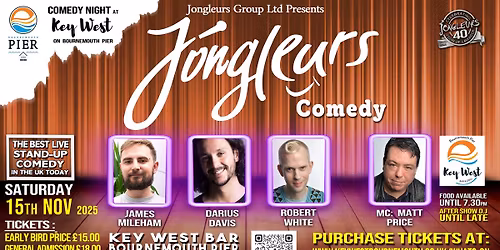 Jongleurs Stand Up Comedy on Bournemouth Pier