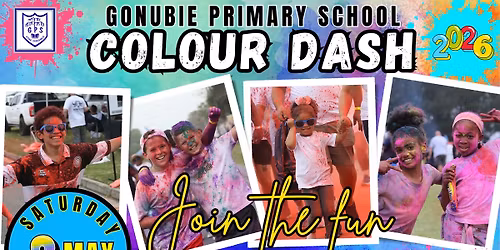 Gonubie Primary School Colour Dash community run\/walk