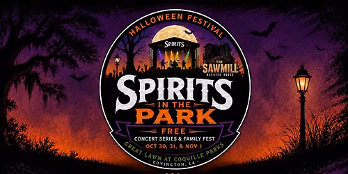 Spirits in the Park - Vendor Spots Open!