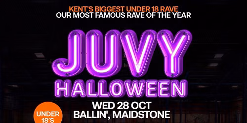 JUVY Under 18s - Halloween Tour - Weds 28th October - KENT