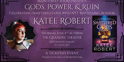 Gods, Power, & Ruin: Celebrating SHATTERED GODS with NYT Bestselling Author Katee Robert