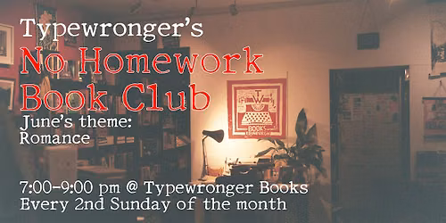 Typewronger's No Homework Book Club