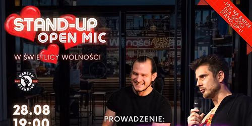 Stand-up Open mic - Warsaw Stand-up x Kamil&Marcin