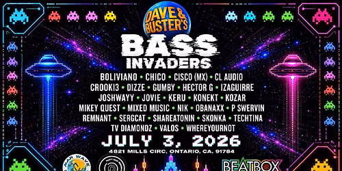 BASS INVADERS INDEPENDENCE DAY