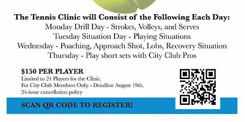 Ashley Rhoney's League Ladies Tennis Clinic