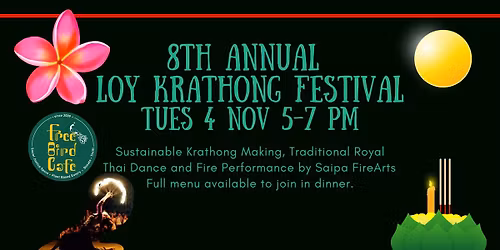 Loy Krathong Festival and Fire Show