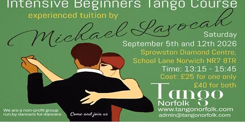 Intensive Tango Beginners Workshop