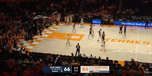 Tennessee Volunteers vs. Mississippi Rebels