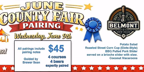 Countyr Fair Inspired Beer Pairing Dinne