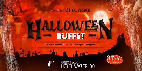 Buffet Halloween I Ho\u0302tel Van der Valk Waterloo