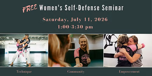 FREE Women's Self-Defense Seminar