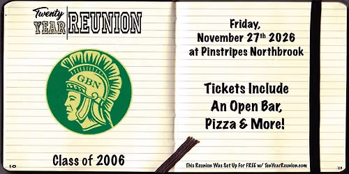 Glenbrook North Class of 2006: Twenty Year Reunion
