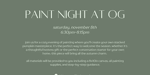 Paint Night at Over Grown