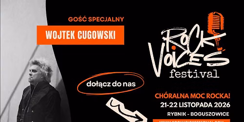 Rock Voices Festival 2026 - koncert finałowy z Wojtkiem Cugowskim